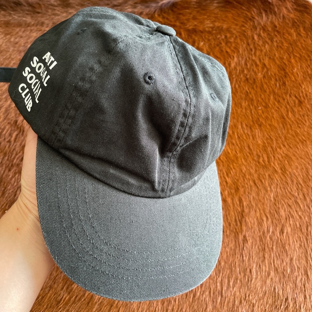 Anti Social social club black hat/ Authentic